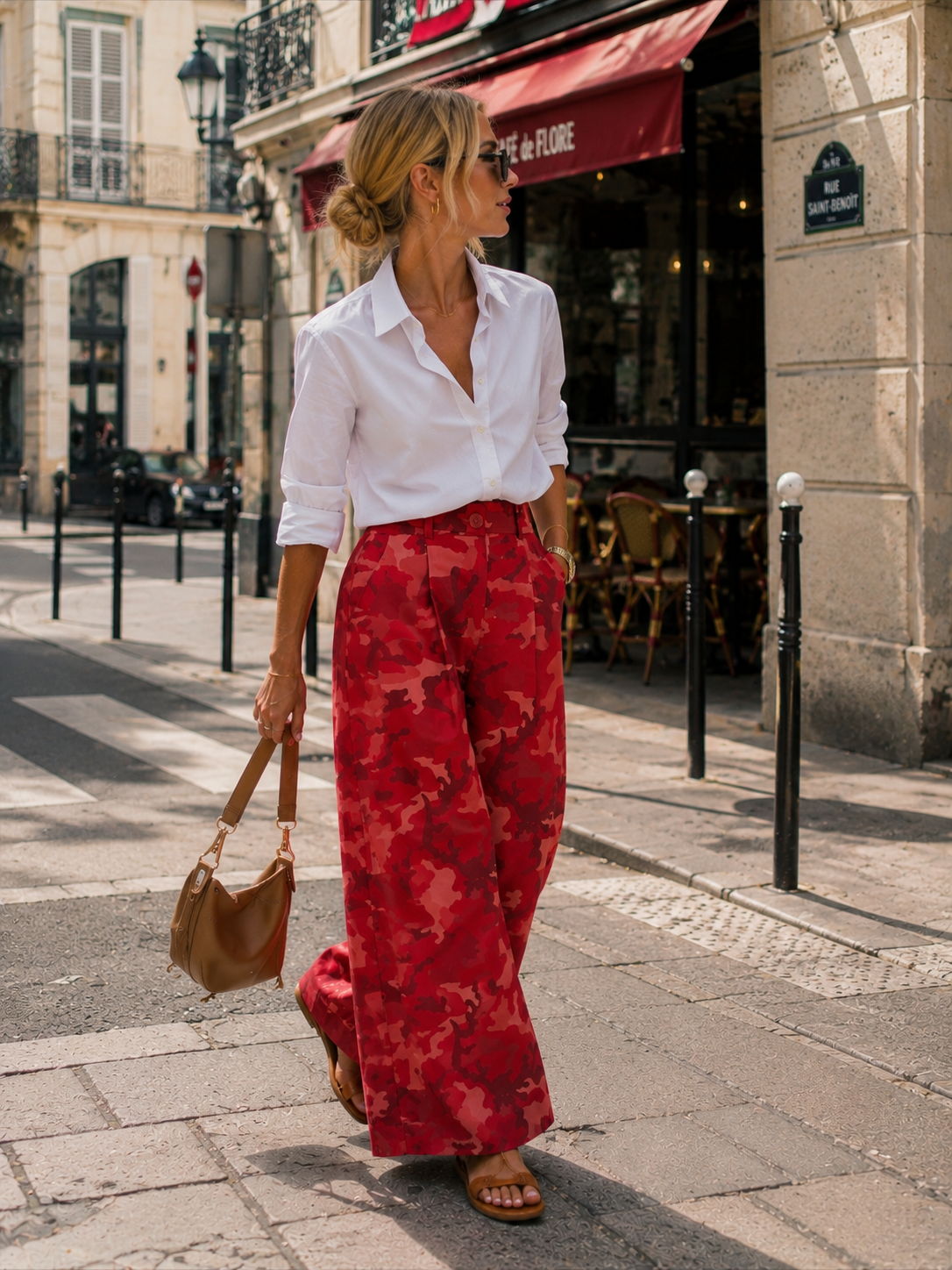 Pantalon Molly rouge