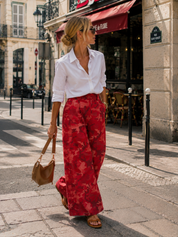 Pantalon Molly rouge