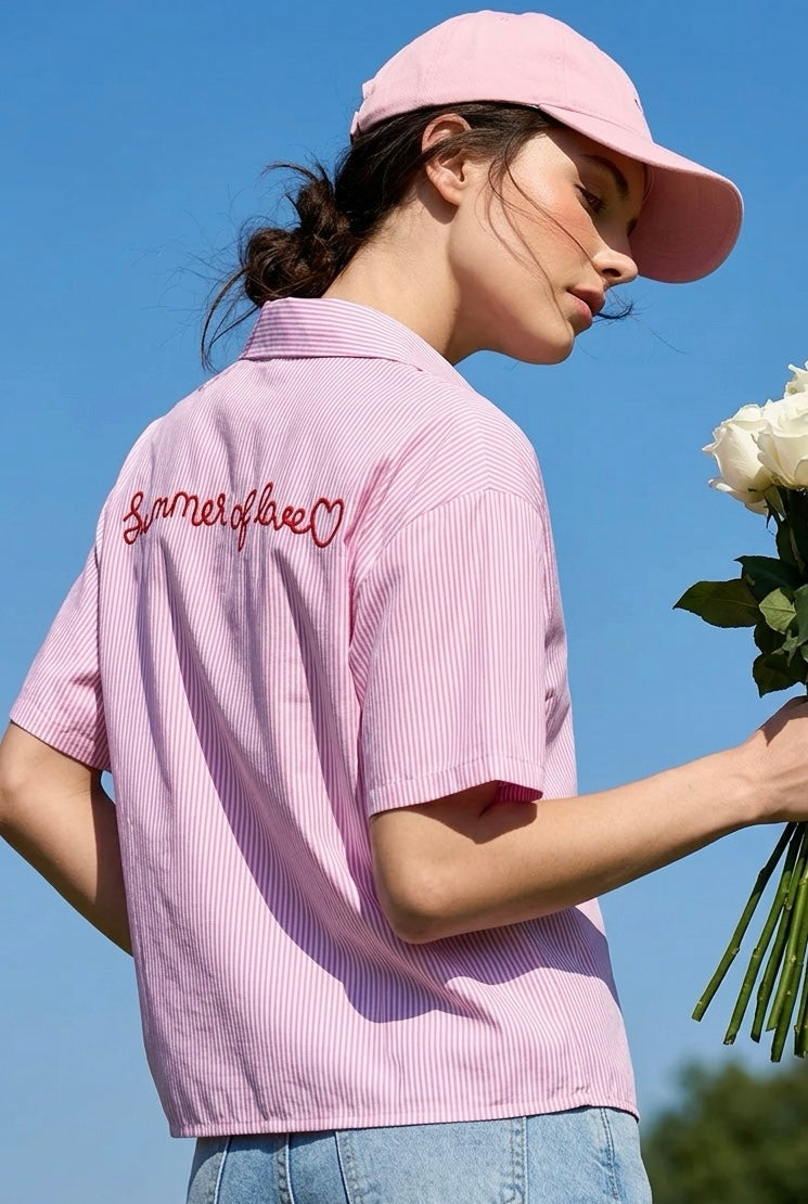 Chemise SOL rose