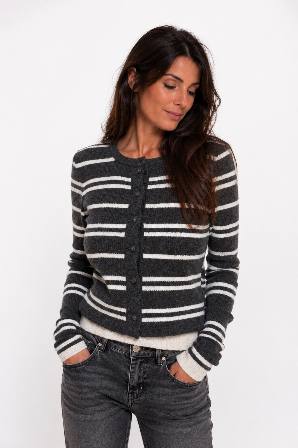 GILET AUDREY GRIS