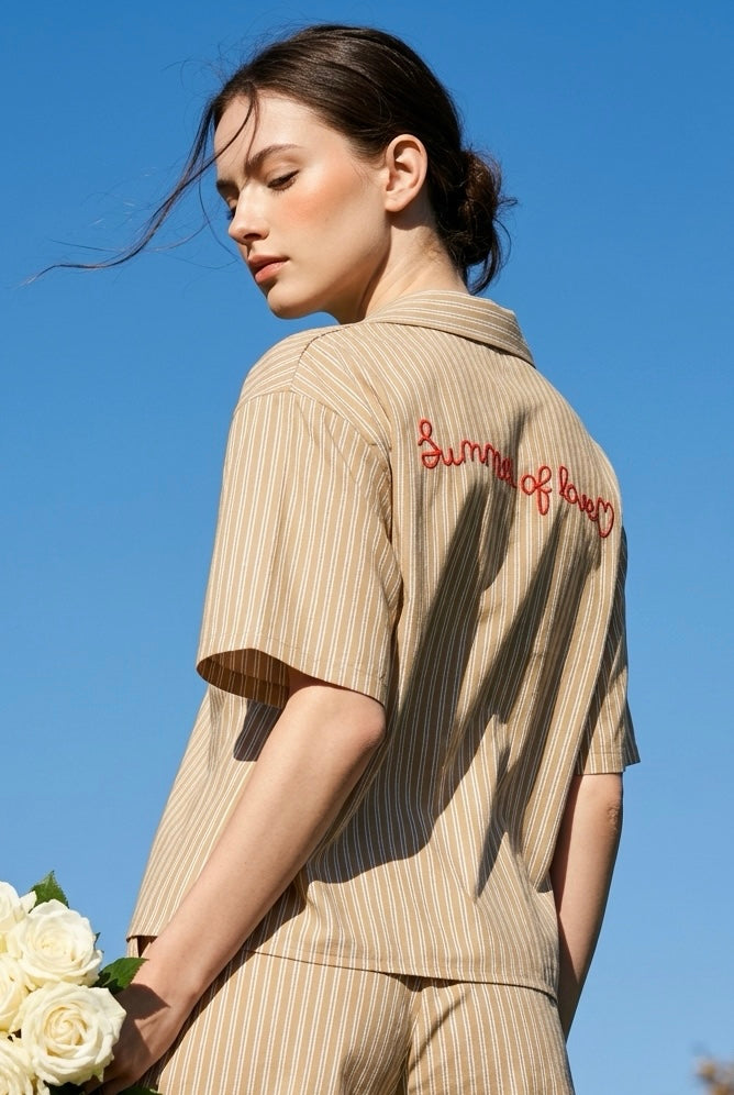 Chemise SOL beige