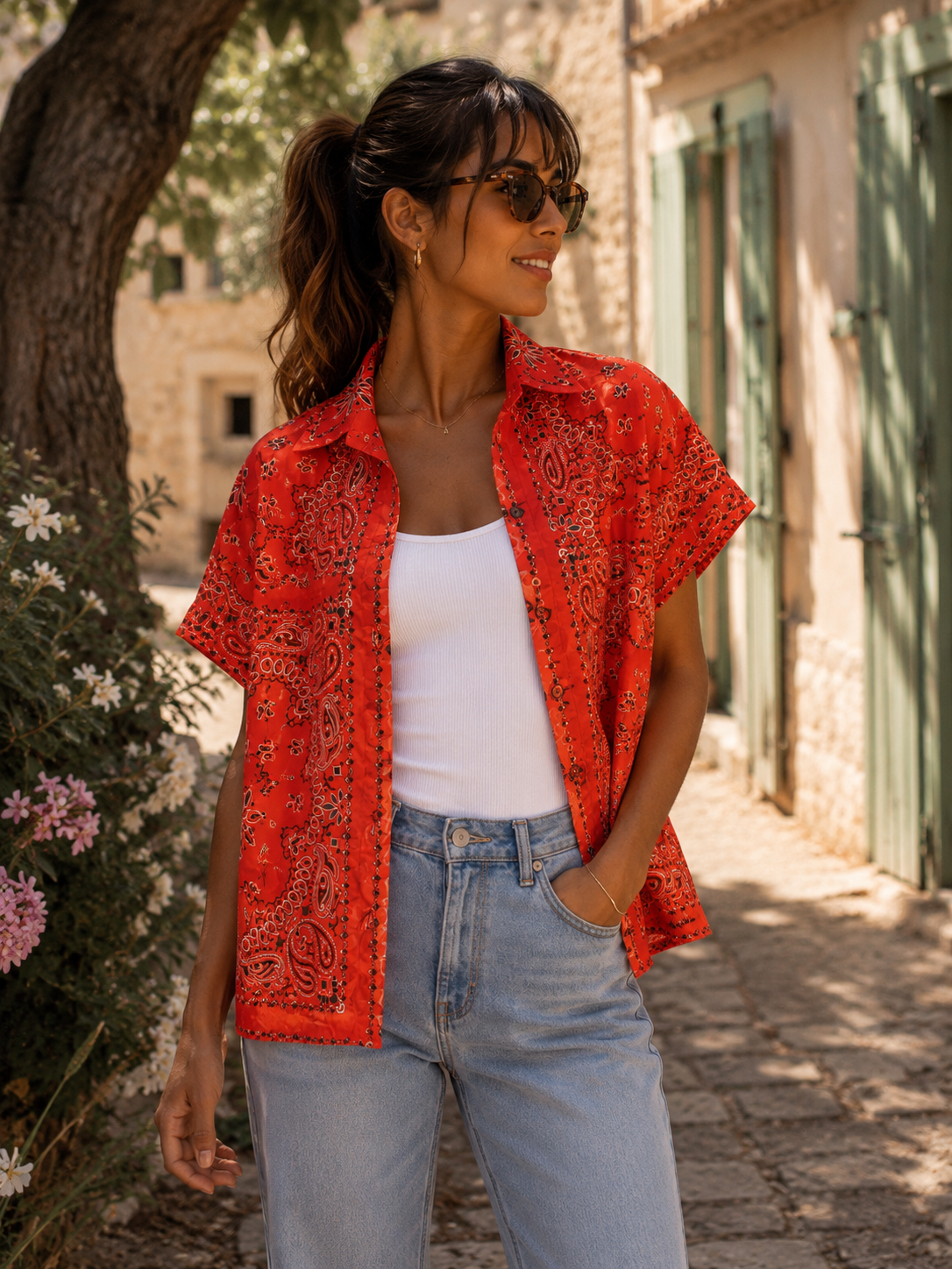 Chemise Bandita orange