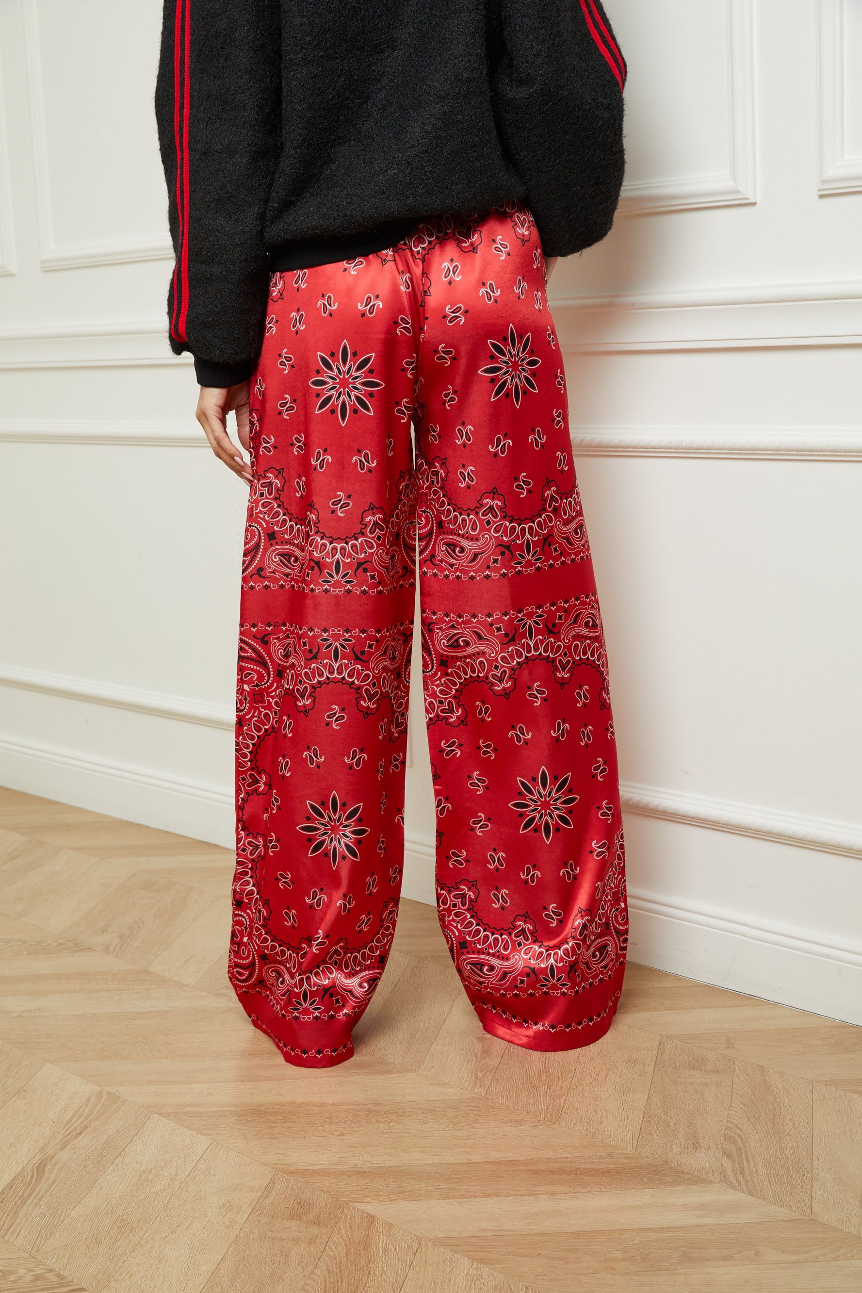 Pantalon bandana rouge