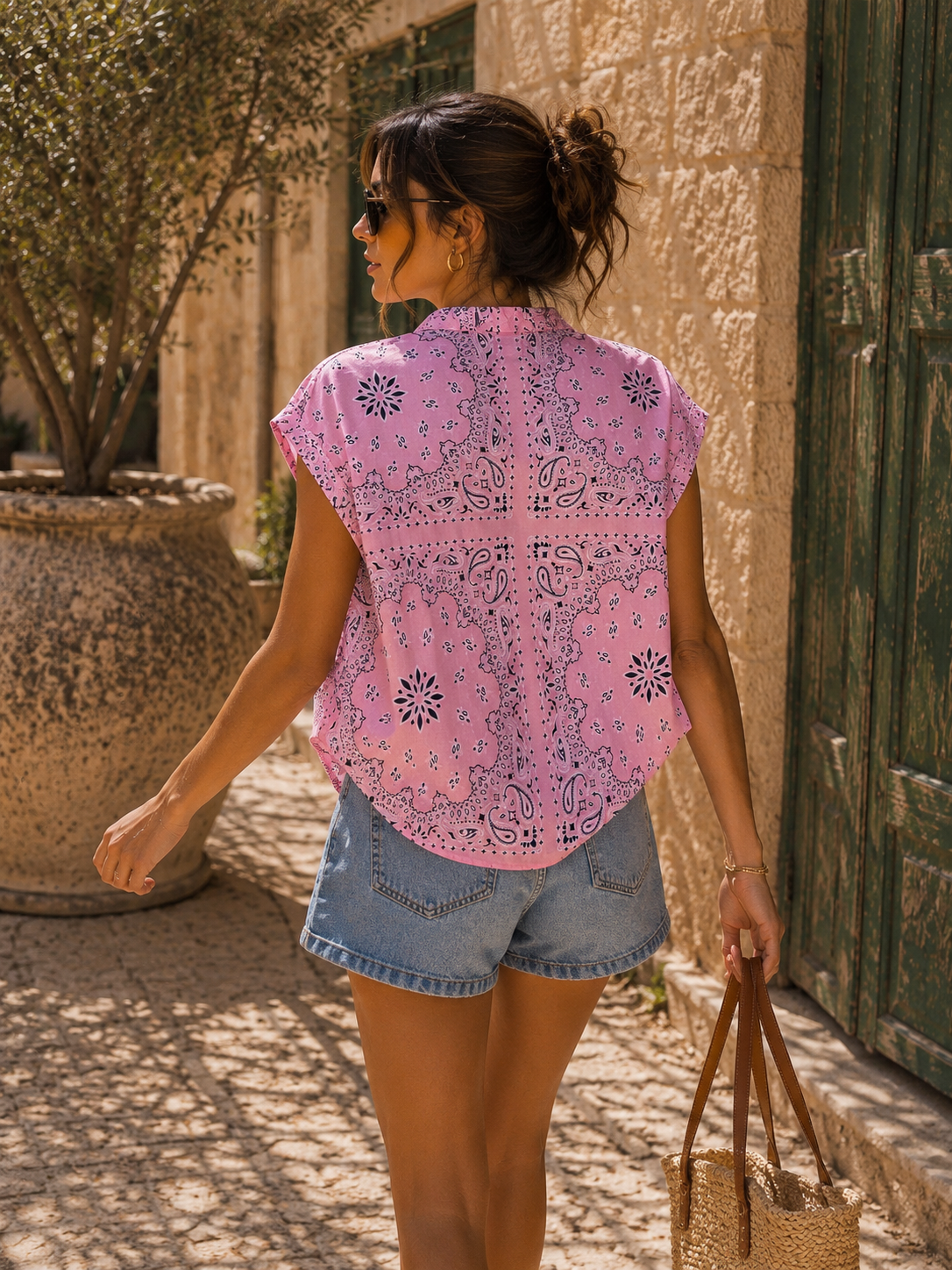 Chemise Bandita Rose