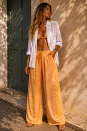 Pantalon Palmy jaune