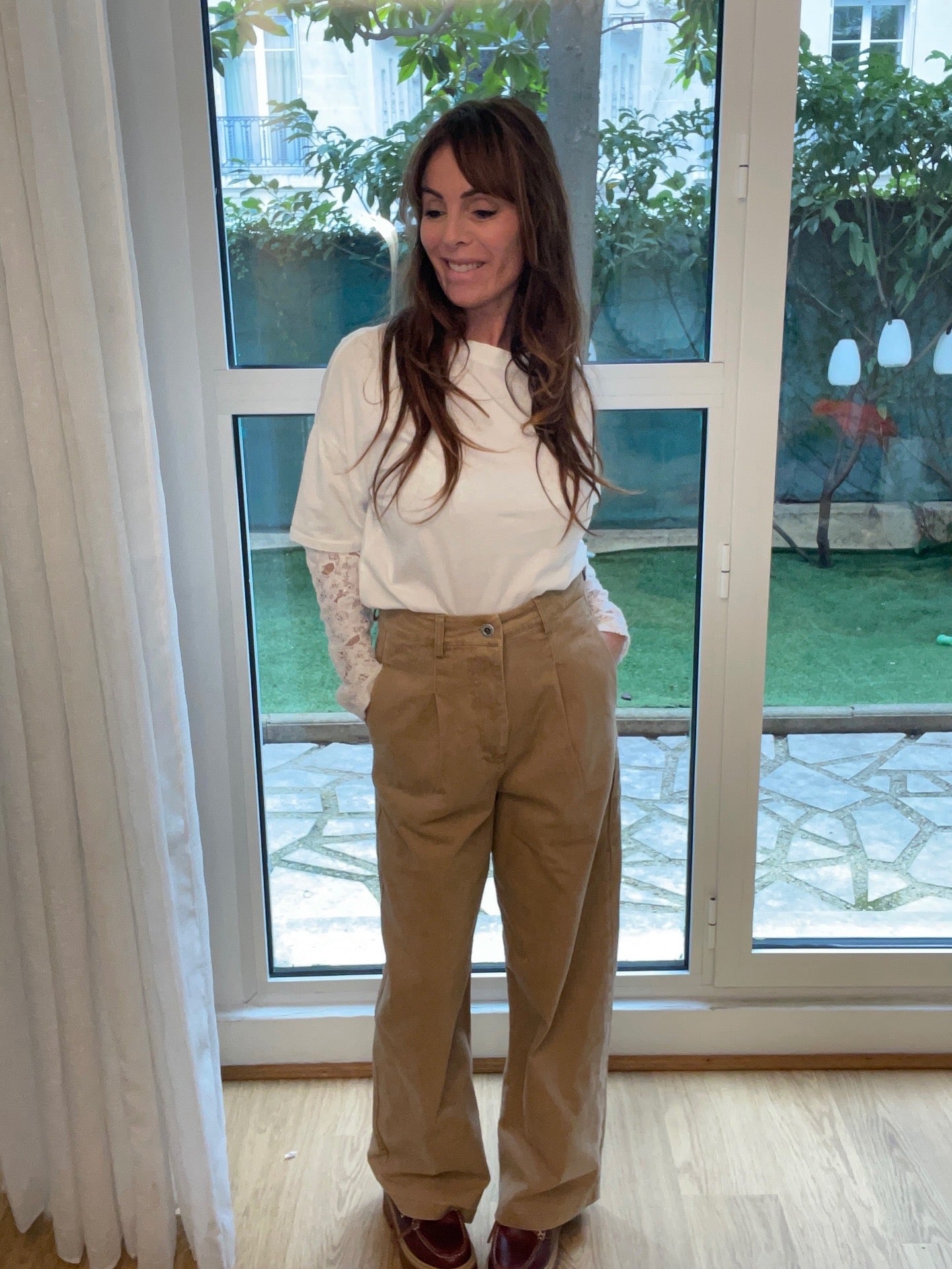 Pantalon Bénédicte Camel