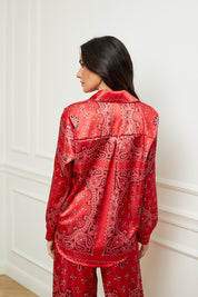 Chemise Bandana rouge