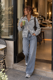 Gilet Florida gris perle