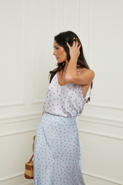 Top Polka ciel