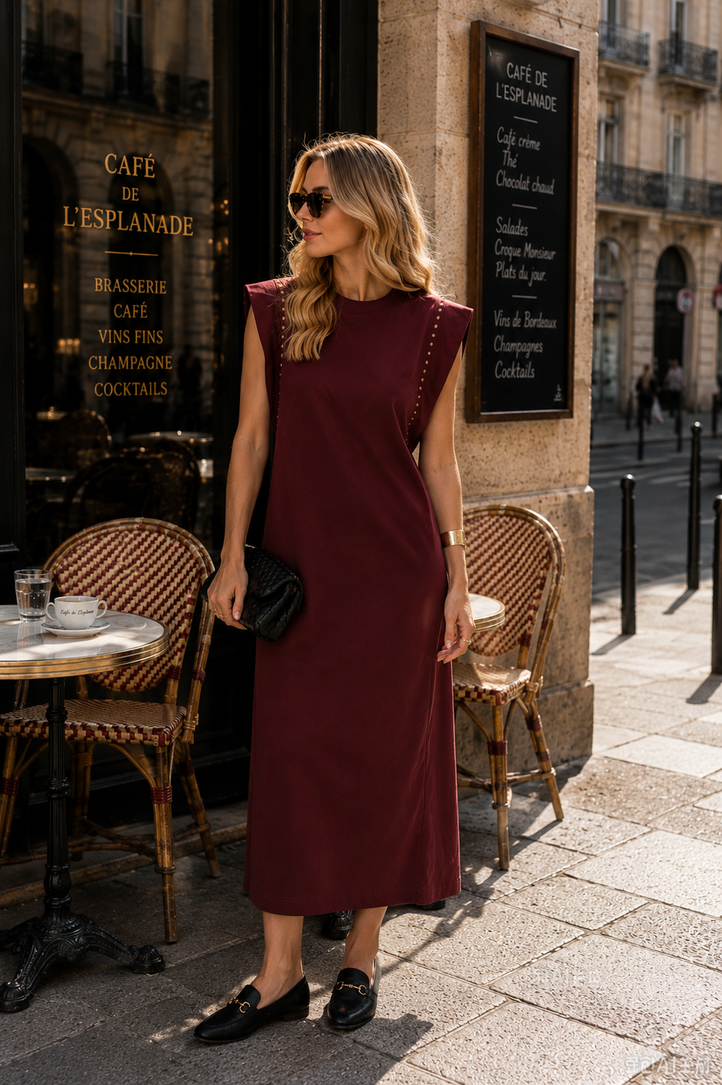 Robe Numa bordeaux