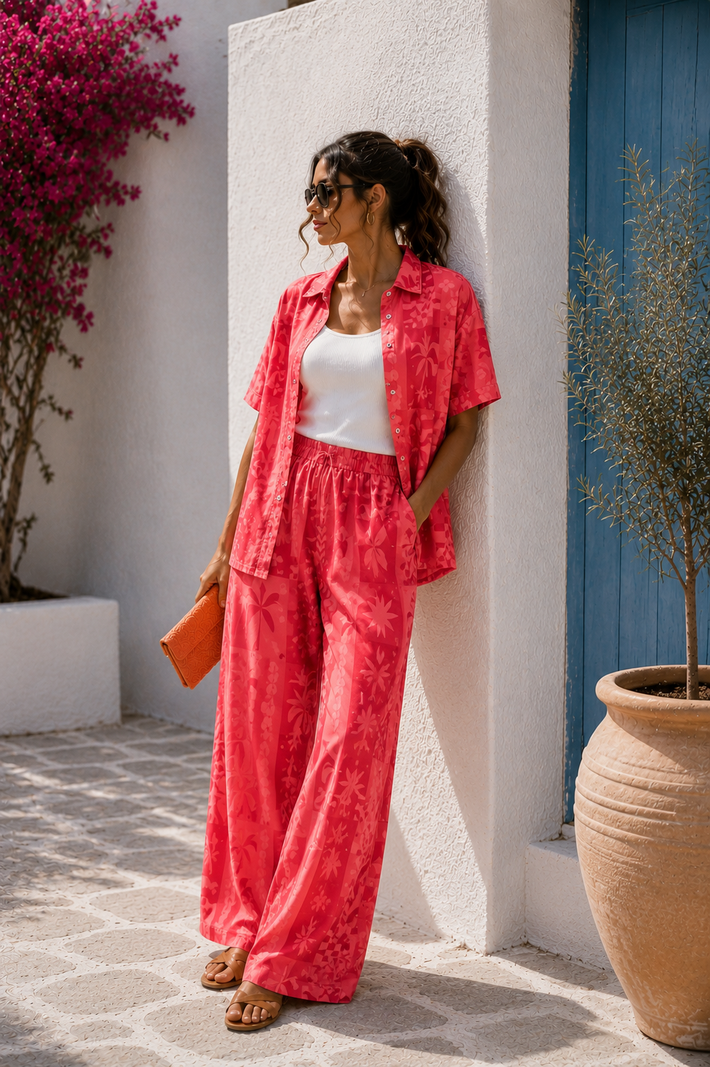 Pantalon Palmy Corail