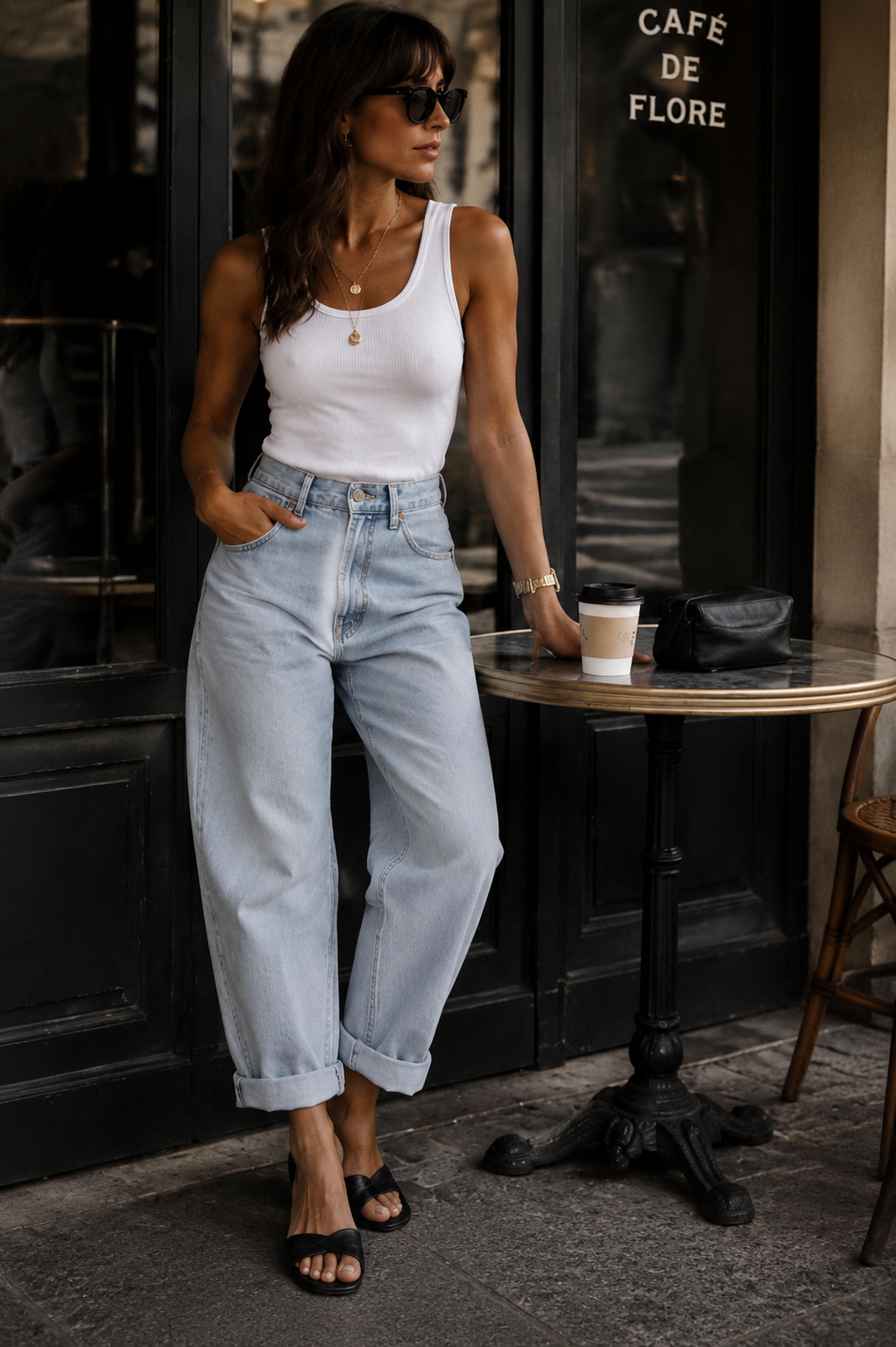 Jean Diane washed blue