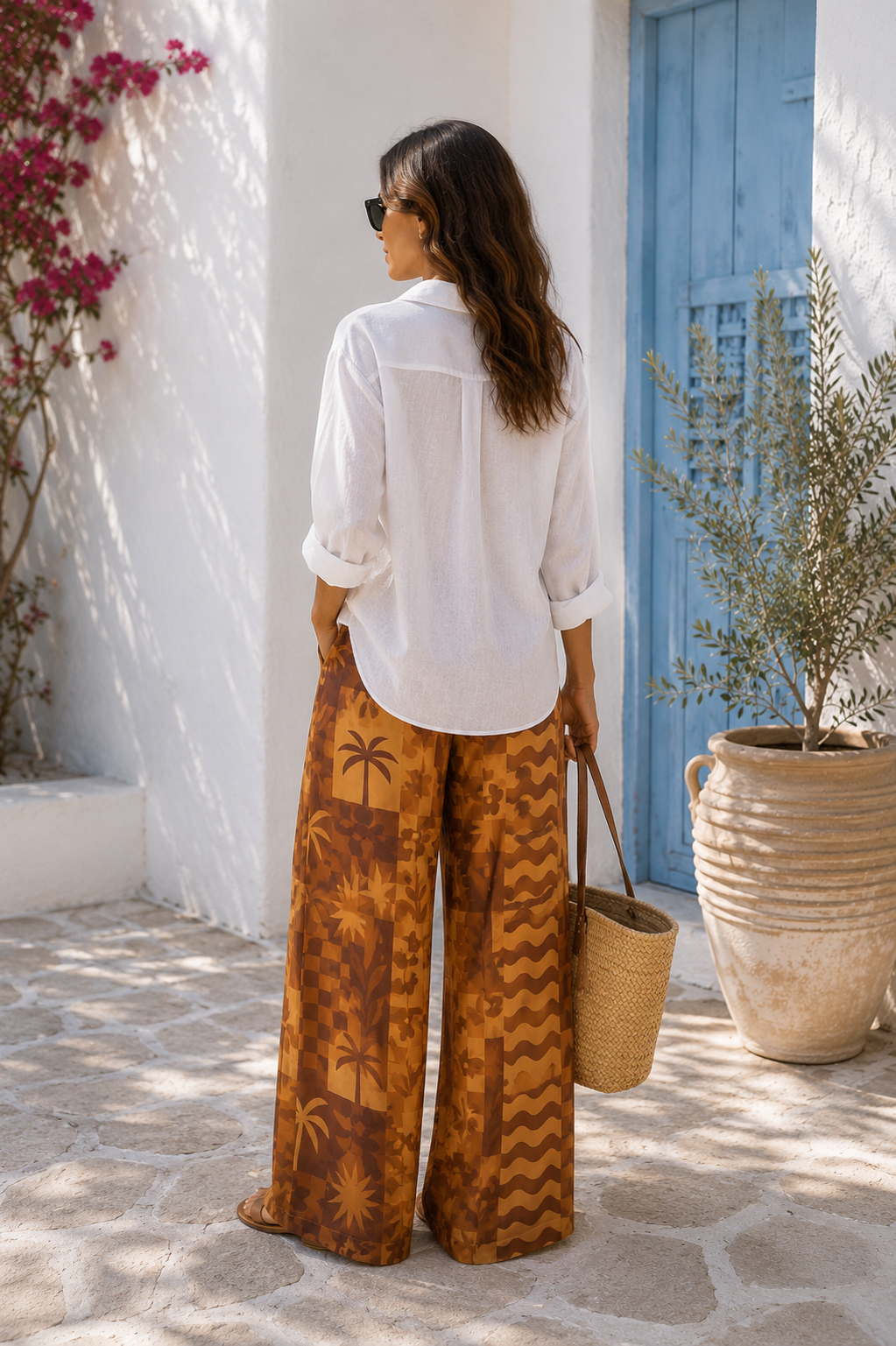 Pantalon Palmy Marron