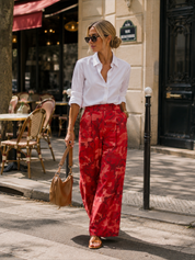 Pantalon Molly rouge