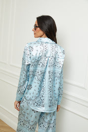 Chemise bandana ciel