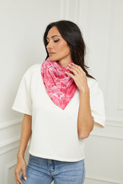 Foulard Bonnie rose