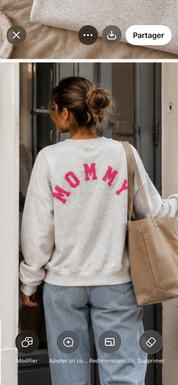 Sweat MOMMY rose