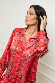 Chemise Bandana rouge