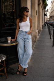 Jean Diane washed blue