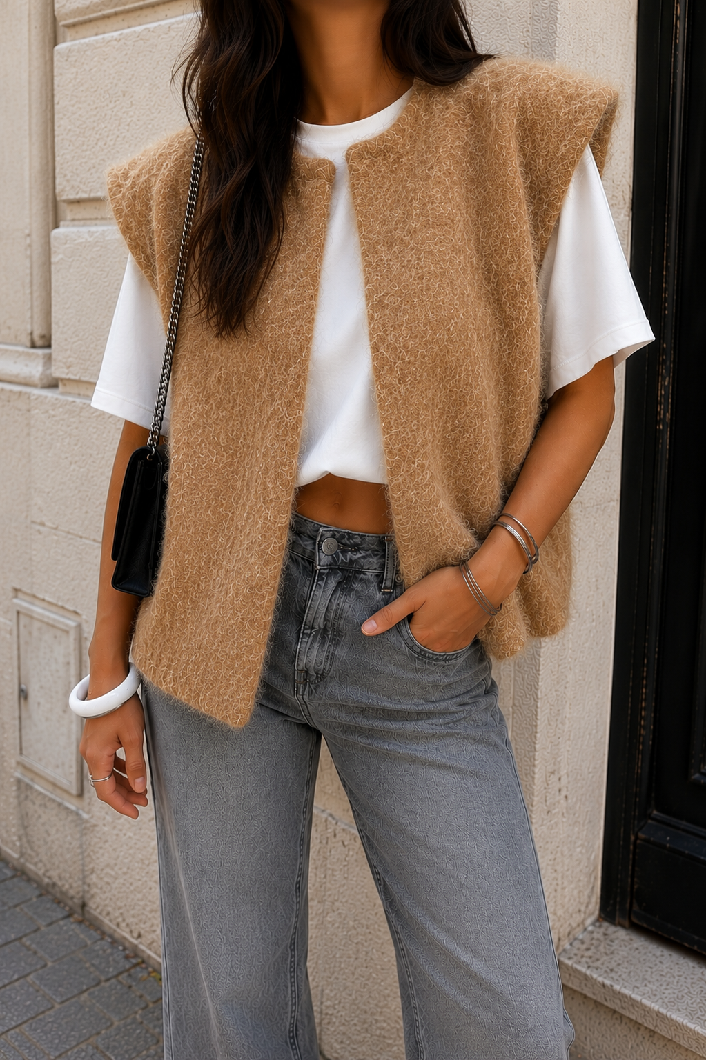 Gilet Clara Camel