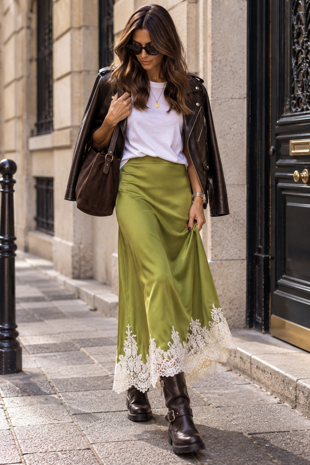 Jupe Nasta olive
