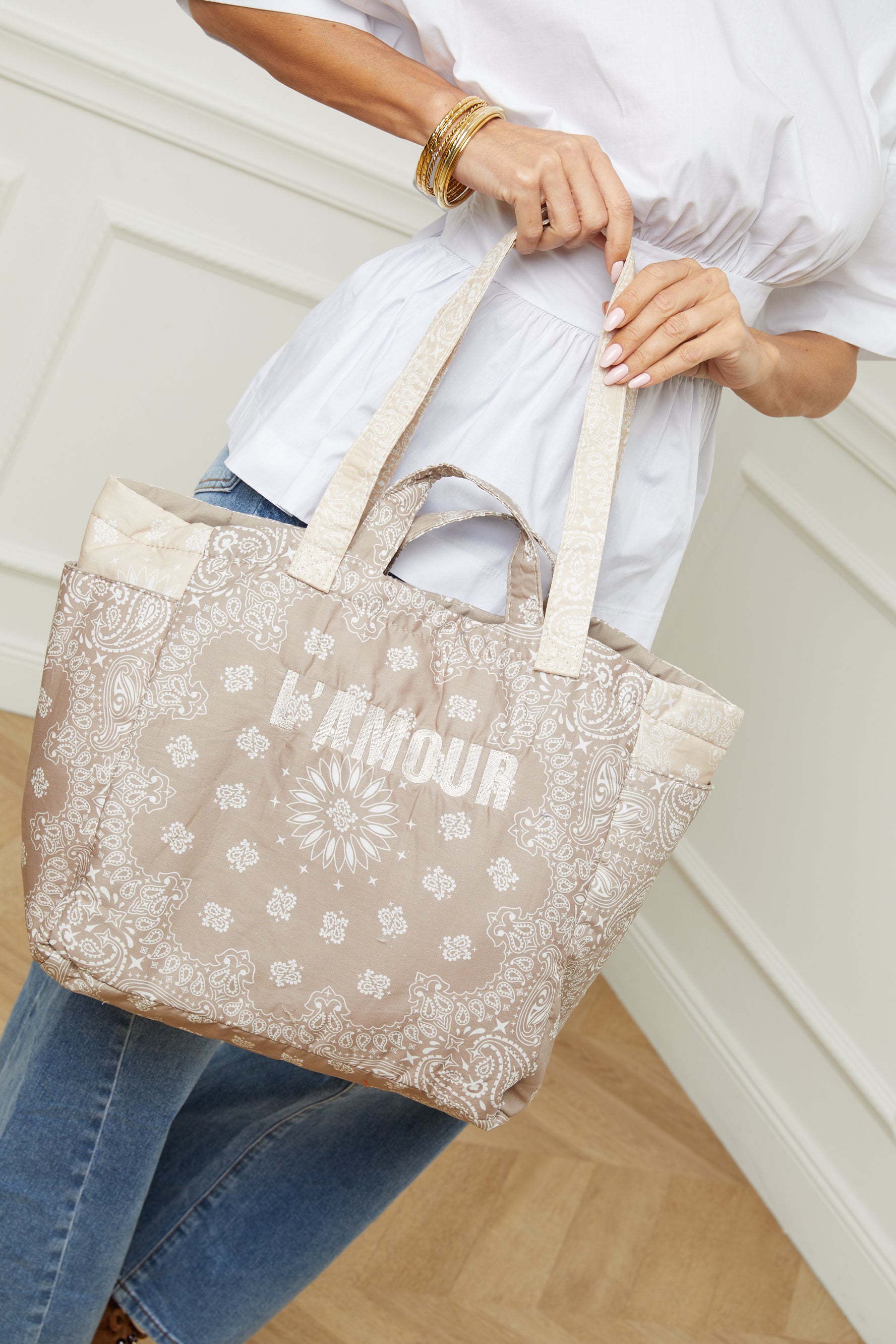 L’amour maxi beige