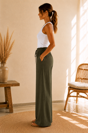 Pantalon Eden kaki