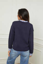 Pull Jeanne Marine