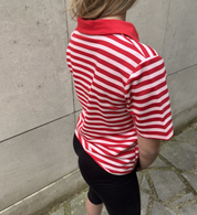 Polo Tom rouge et rose