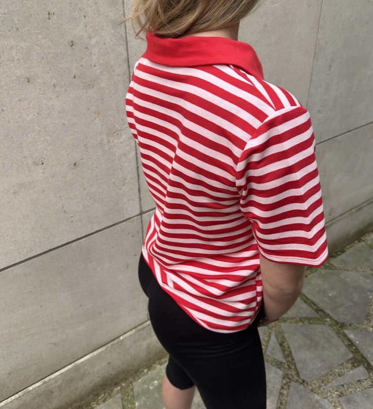Polo Tom rouge et rose