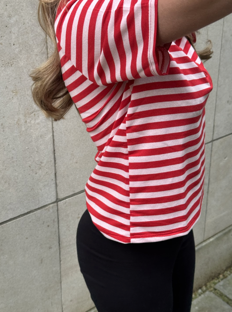Polo Tom rouge et rose