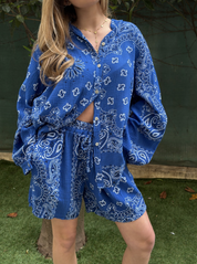 Ensemble Ibiza bleu