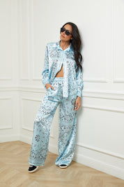 Chemise bandana ciel