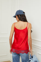 Top Noémie rouge
