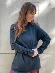 Top Perle Noir