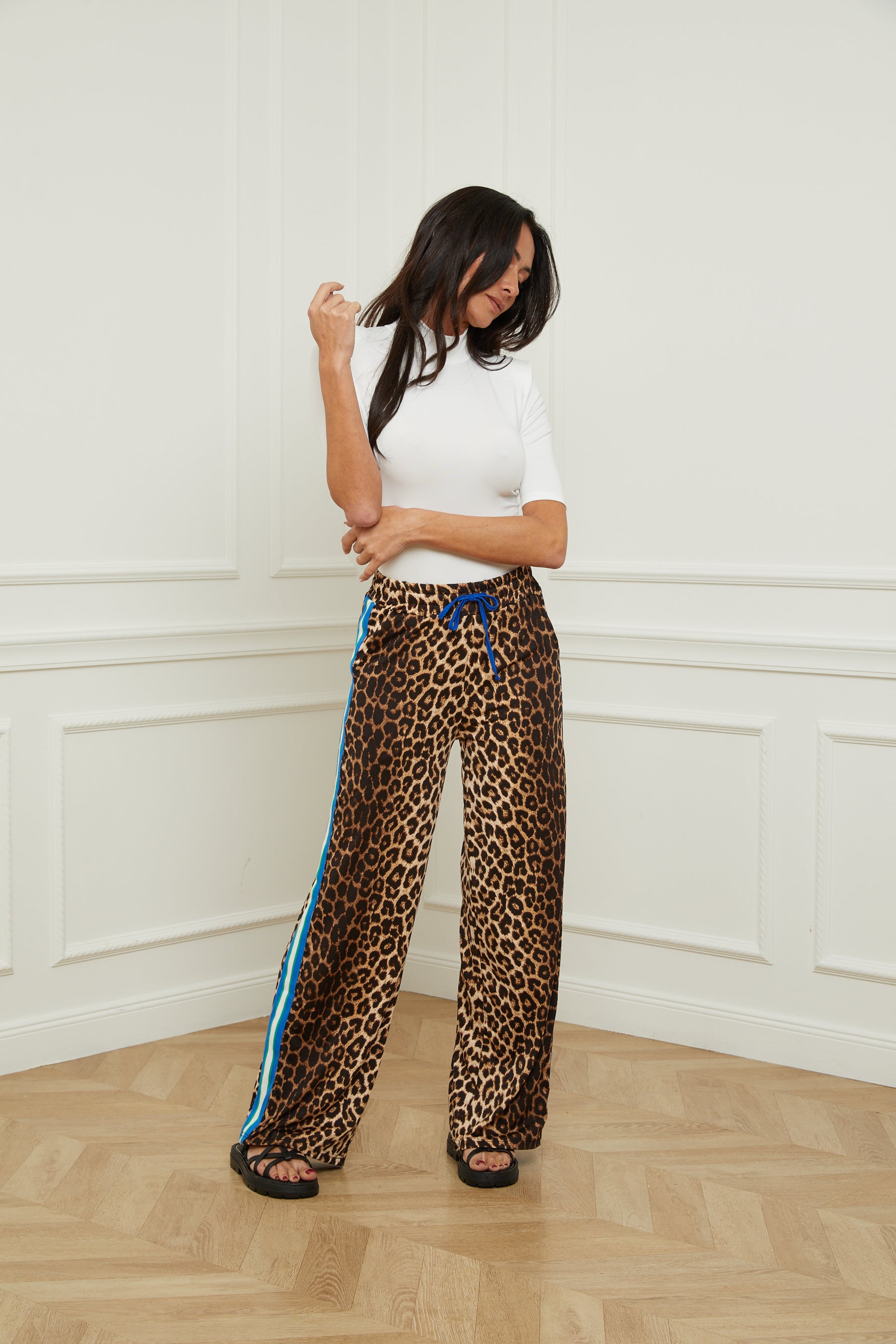 Pantalon Leo Bande Bleu