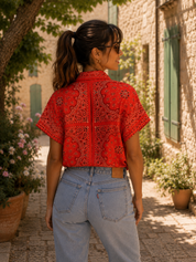 Chemise Bandita orange