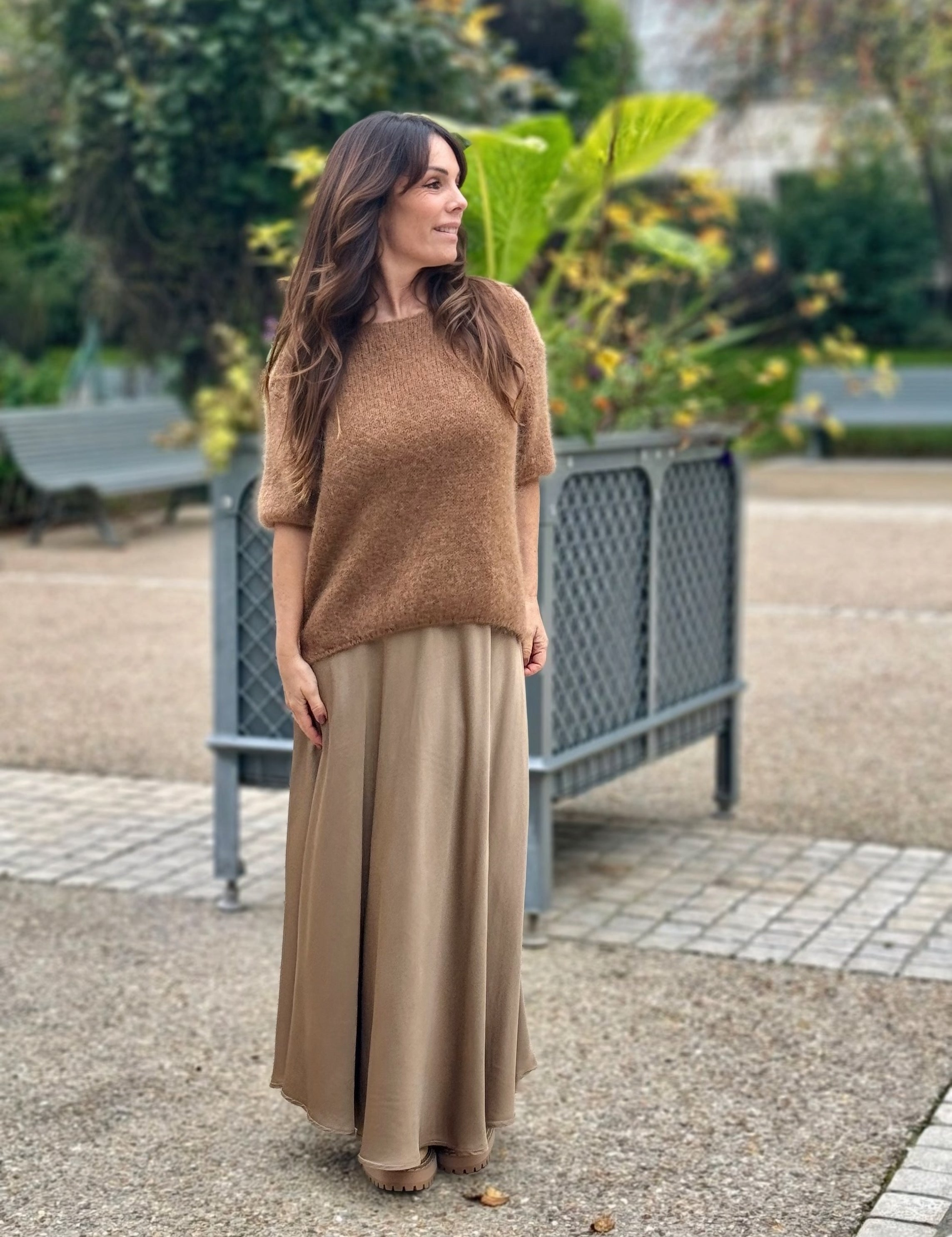 Pull Élégance Camel