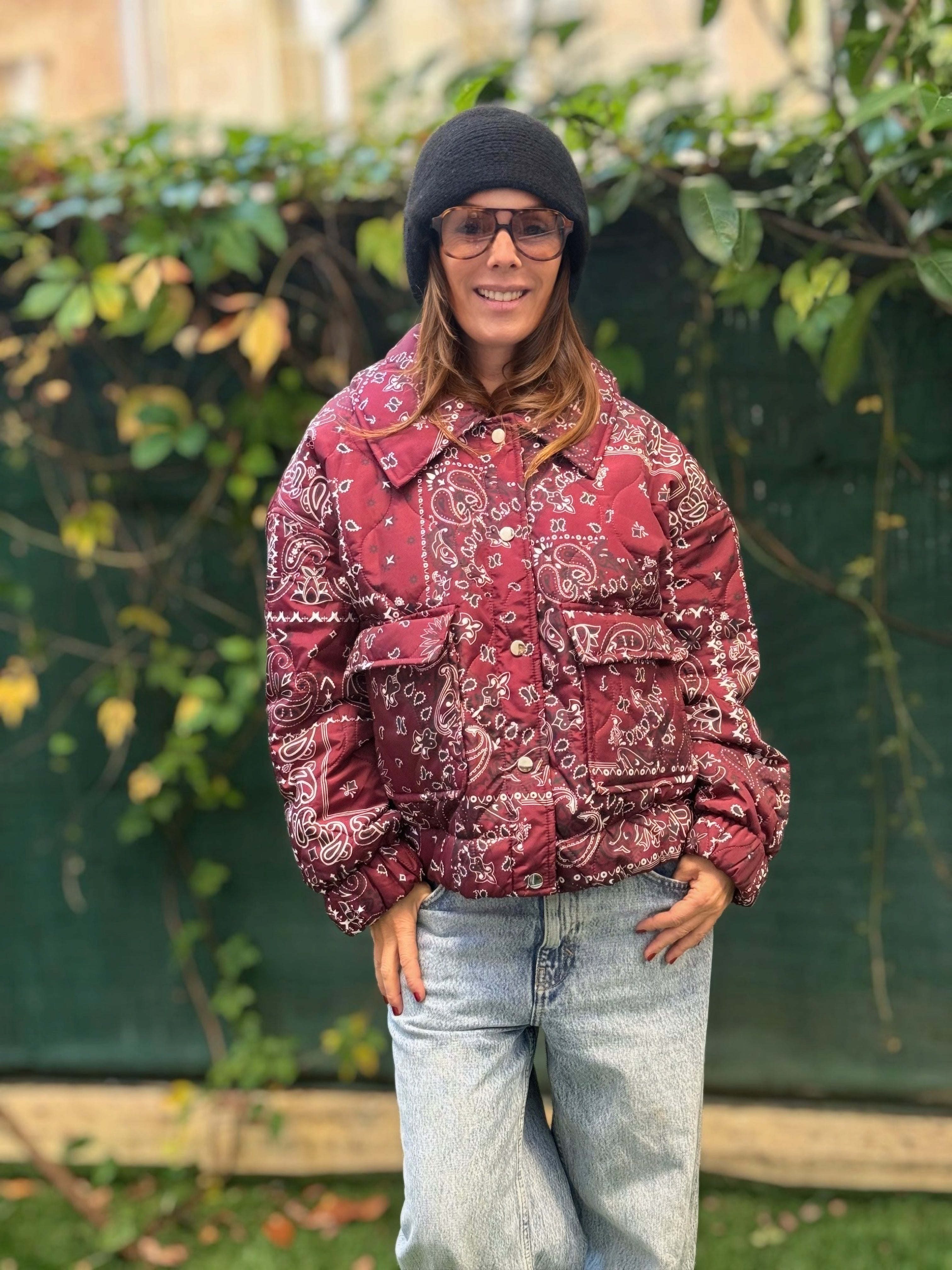 Veste Bandana Bordeaux