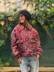 Veste Bandana Bordeaux