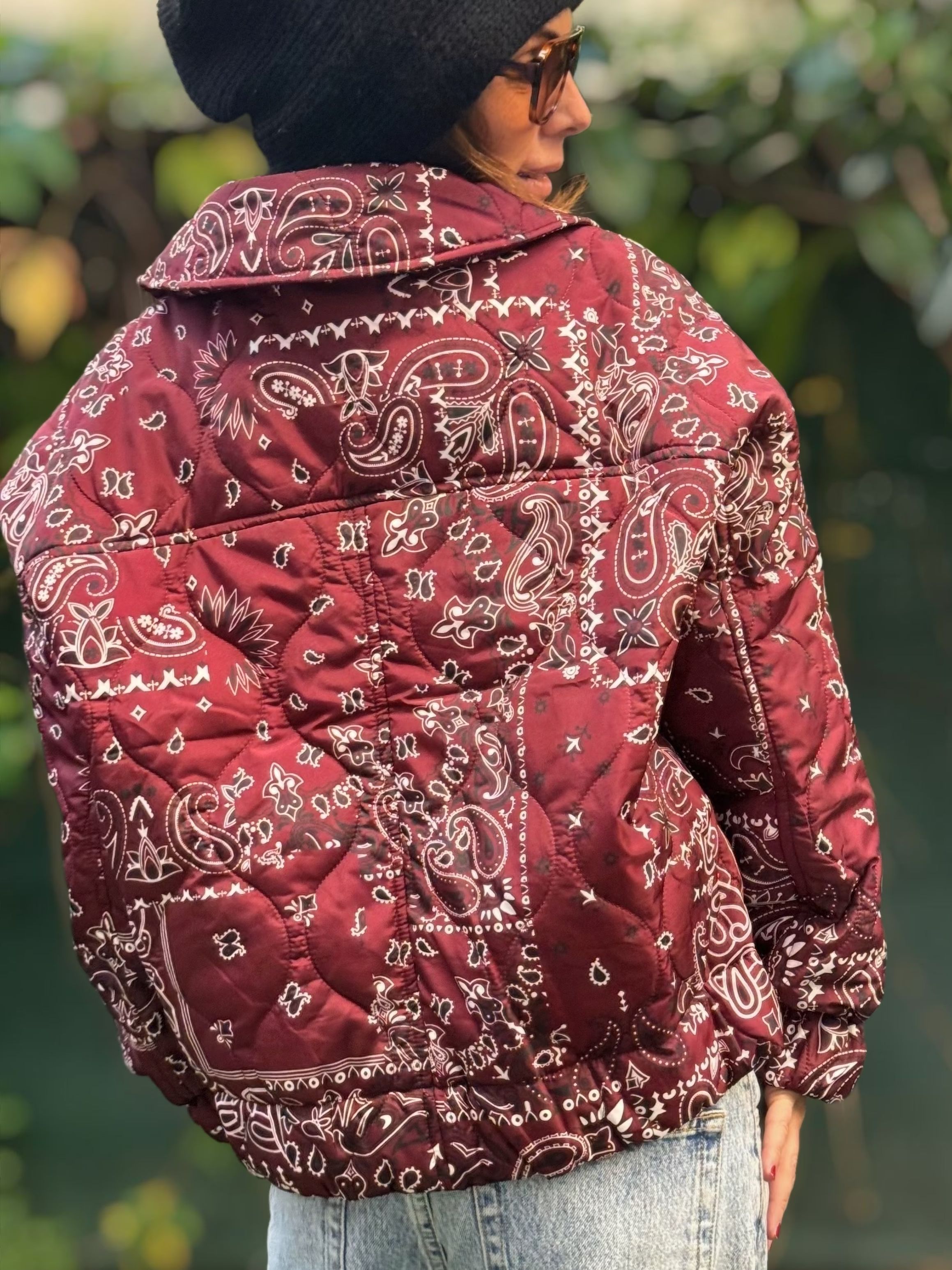 Veste Bandana Bordeaux