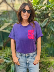 Tee Shirt SELF LOVE Violet