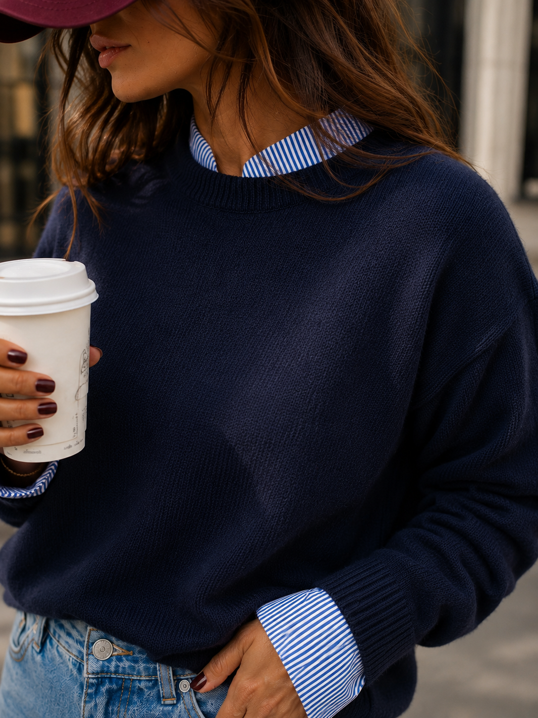 Pull Jeanne Marine