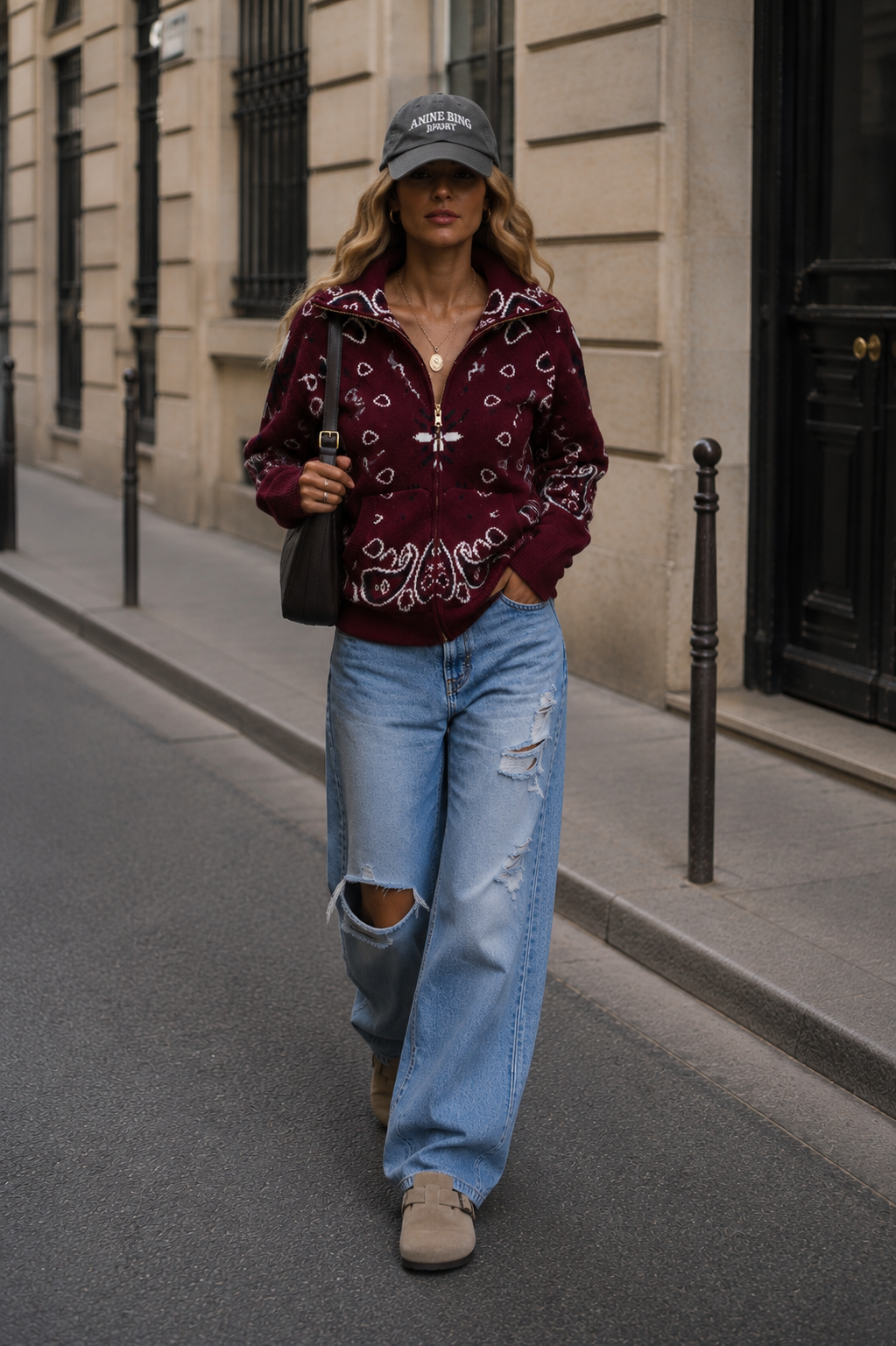 Gilet Orlando Bordeaux