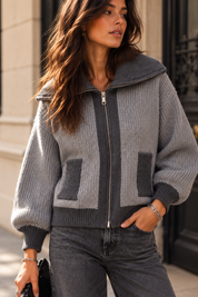 Gilet Tamy gris