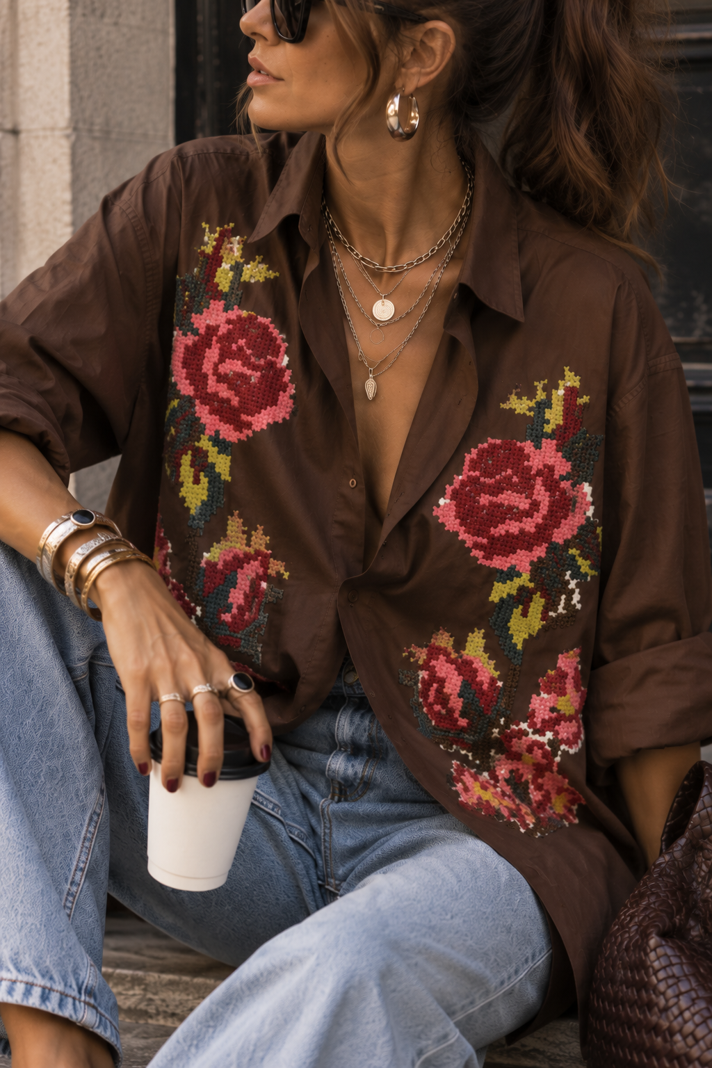 Chemise Brody choco