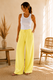 Pantalon Eden jaune