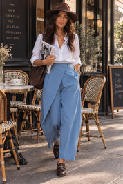 Pantalon AYA bleu