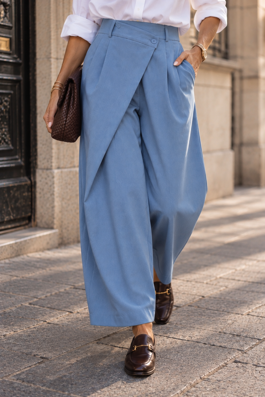 Pantalon AYA bleu