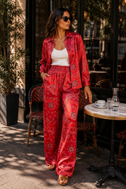 Chemise Bandana rouge